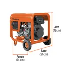 Generador portátil 6 kW motor a diesel, TRUPER 3