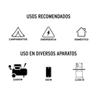 Generador portátil 6 kW motor a diesel, TRUPER 5