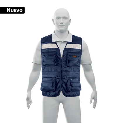 Chaleco brigadista reforzado, azul marino, EG, TRUPER EXPERT
