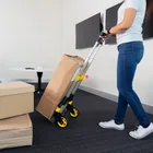 Diablo de carga, plegable de aluminio y base acero, 100 kg 6