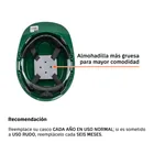 Casco de seguridad ala ancha, verde, TRUPER 2