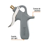 Pistola de aluminio para sopletear, 5 boquillas, TRUPER 2
