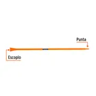 Barreta para tierra dura 1'x150 cm, escoplo 67 mm, TRUPER 2