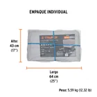 Lona de polietileno reforzada 6 x 9 m, gris, 180g/m2, TRUPER 4