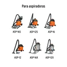 Manguera de 2.1 m para aspiradoras 12 y 16 gal, TRUPER 2