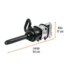 Llave (pistola) de impacto neumática 1', ind, TRUPER 3