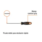Lima redonda muza 6' con mango Comfort Grip, TRUPER 2
