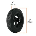 Carretilla 8 ft3 Neumática, bastidor tubular, TRUPER 3