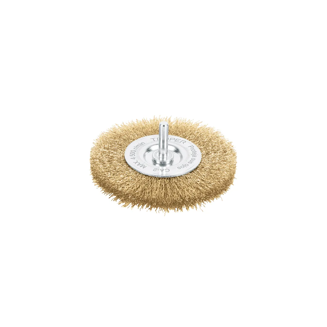 Carda circular 4' alambre fino para taladro, TRUPER