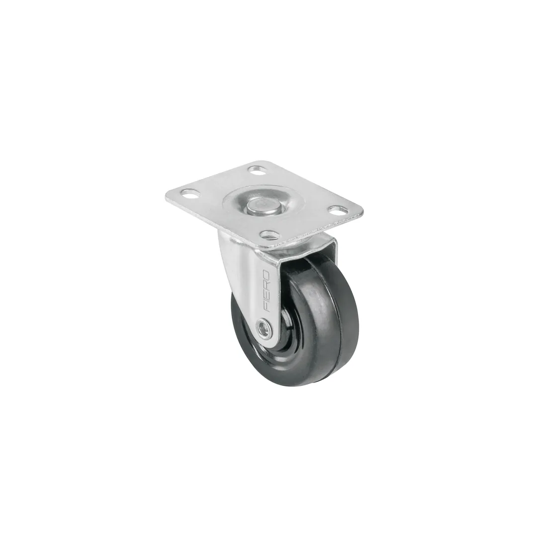 Rodaja hule 2', placa giratoria c/buje, carga 25kg, FIERO