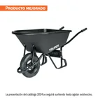 Carretilla concha plástica 6 ft3 Neumática, bastidor tubular 1