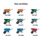 2 tirantes calibre 15 para carretillas TRUPER y EXPERT 2
