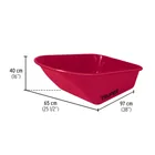 Concha metálica p/carretillas CAT-60FF/ND y T-6FF/N,TRUPER 2