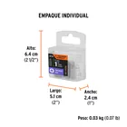 Estuche con 5 puntas pozidriv PZ3 largo 1', TRUPER EXPERT 6