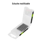 Estuche con 5 puntas pozidriv PZ1 largo 2', TRUPER EXPERT 4