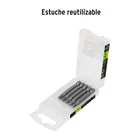 Estuche con 5 puntas pozidriv PZ3 largo 2', TRUPER EXPERT 4