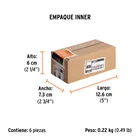 Estuche con 5 puntas torx T15 largo 1', TRUPER EXPERT 7