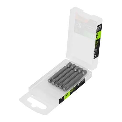 Estuche con 5 puntas torx T40 largo 2', TRUPER EXPERT