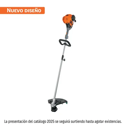 Desbrozadora a gasolina 30cc mango tipo 'D', 17'corte, recta