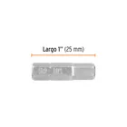 Estuche con 5 puntas hexagonales de 6 mm largo 1', EXPERT 3