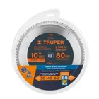 Disco sierra 10' para madera, 80 dientes centro 5/8', TRUPER 4