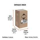 Pintura aerosol rojo seguridad, bote esbelto 400 ml, TRUPER 5