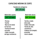 Cuchillas de repuesto para cortapernos 30', TRUPER 3