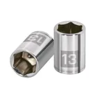 Dado de 13 mm, 6 puntas, cuadro 1/4', TRUPER 1