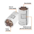 Dado de 16 mm, 6 puntas, cuadro 1/2', TRUPER 2