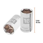 Dado de 16 mm, 6 puntas, cuadro 1/2', TRUPER 3