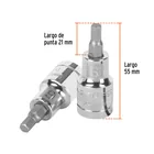 Dado punta hexagonal de 6 mm, cuadro 1/2', TRUPER 3