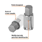 Dado punta hexagonal de 17 mm, cuadro 1/2', TRUPER 2