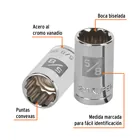Dado de 5/8', 12 puntas, cuadro 1/2', TRUPER 2