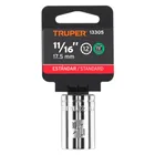 Dado de 11/16', 12 puntas, cuadro 1/2', TRUPER 4