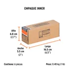 Dado de 11/16', 12 puntas, cuadro 1/2', TRUPER 6