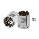 Dado de 15/16', 12 puntas, cuadro 1/2', TRUPER 3