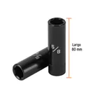 Dado largo impacto de 5/8', 6 puntas, cuadro 1/2', TRUPER 3