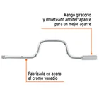 Mango cuadro 1/2' berbiquí, largo 18', TRUPER 2