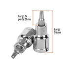 Dado punta torx T-30, cuadro 1/2', TRUPER 3
