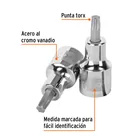 Dado punta torx T-40, cuadro 1/2', TRUPER 2