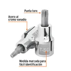 Dado punta torx T-50, cuadro 1/2', TRUPER 3