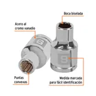 Dado de 9 mm, 12 puntas, cuadro 1/2', TRUPER 2