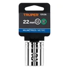 Dado de 22 mm, 12 puntas, cuadro 1/2', TRUPER 4