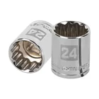 Dado de 24 mm, 12 puntas, cuadro 1/2', TRUPER 1
