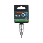 Dado punta torx T-15, cuadro 3/8', TRUPER 4