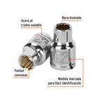 Dado de 5/16', 12 puntas, cuadro 3/8', TRUPER 2