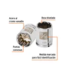 Dado de 11/16', 12 puntas, cuadro 3/8', TRUPER 2