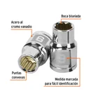Dado de 9 mm, 12 puntas, cuadro 3/8', TRUPER 2