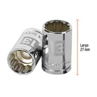 Dado de 13 mm, 12 puntas, cuadro 3/8', TRUPER 3