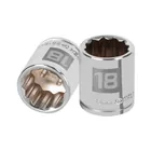 Dado de 18 mm, 12 puntas, cuadro 3/8', TRUPER 1